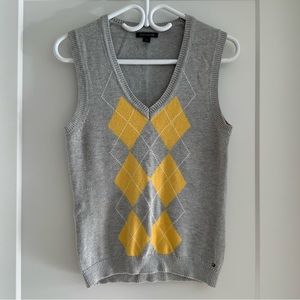 GREY TOMMY HILFIGER SWEATER VEST